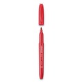 Universal UNV07072 Fine Bullet Tip Red Ink Pen-Style Permanent Markers (1 Dozen) image number 0