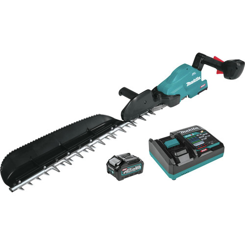 Hedge Trimmers | Makita GHU04M1 40V max XGT Brushless Lithium-Ion 24 in. Cordless Single Sided Hedge Trimmer Kit (4 Ah) image number 0