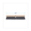 New Arrivals | Boardwalk BWK20418 3 in. Gray Flagged Polypropylene Bristle 18 in. Floor Brush Head image number 1