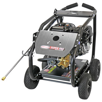 Simpson 65208 4400 PSI 4.0 GPM Direct Drive Medium Roll Cage Professional Gas Pressure Washer with Comet Pump