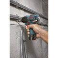 Bosch GXL12V-220B22 12V Max Brushless Lithium-Ion 3/8 in. Cordless Drill Driver/1/4 in. Hex impact Driver Combo Kit (2 Ah) image number 9