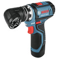 Factory Reconditioned Bosch GSR12V-140FCB22-RT 12V Lithium-Ion Max FlexiClick 5-In-1 1/4 in. Cordless Drill Driver System Kit (2 Ah) image number 3