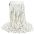 New Arrivals | Boardwalk BWK2016CEA Cotton Cut-End Wet Mop Head - Size 16, White image number 1