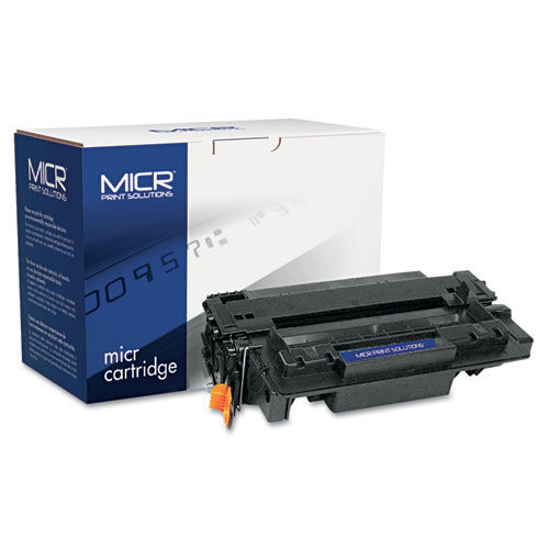 MICR Print Solutions MCR55XM Compatible 55XM 12500 Page High Yield MICR Toner Cartridge - Black image number 0