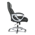 New Arrivals | Basyx BSXVST341 Aluminum Base 3-Forty-1 Big and Tall Chair - Black image number 2