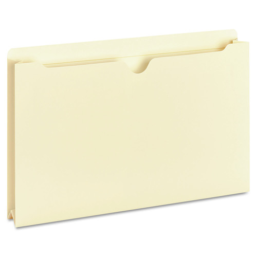 Universal UNV73800 Deluxe Reinforced Straight Tab Legal Size File Jackets - Manila (50/Box) image number 0