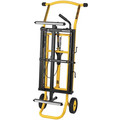 Dewalt DWX726 25 in. x 60 in. x 32.5 in. Heavy-Duty Rolling Miter Saw Stand - Yellow/Black image number 1