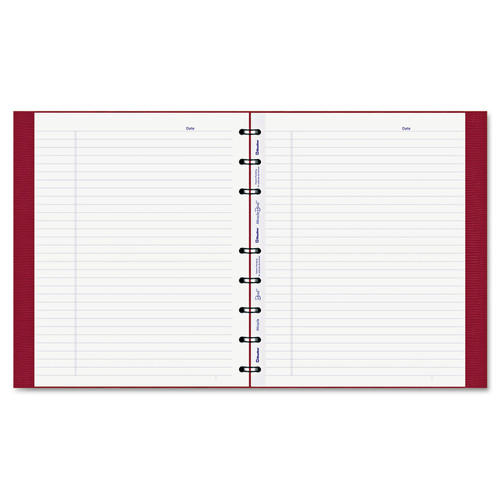 Blueline AF9150.83 Miraclebind Notebook, 1 Subject, Medium/college Rule, Red Cover, 9.25 X 7.25, 75 Sheets image number 0
