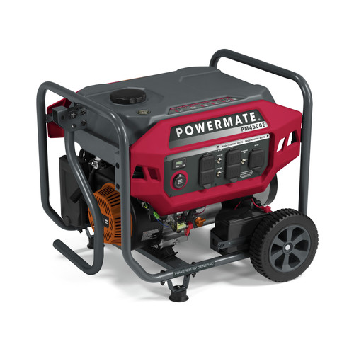 Portable Generators | Powermate P0081300 PM4500E 4500/3600 Watt 224cc Portable Gas Generator image number 0