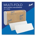 Cleaning & Janitorial Supplies | Scott 01807 Essential 9.2 in. x 9.4 in. 100% Recycled Fiber Multi-Fold Paper Towels - White (250-Piece/Pack, 16 Packs/Carton) image number 5