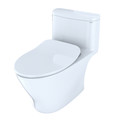 TOTO MS642234CUFG#01 Nexus 1G 1-Piece Elongated 1.0 GPF Universal Height Toilet with CEFIONTECT & SS234 SoftClose Seat, WASHLETplus Ready (Cotton White) image number 1