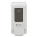 Georgia Pacific Professional 53058 Pacific Blue Ultra Wall-Mounted 1200 mL Manual Soap and Sanitizer Dispenser - White (1/Carton) image number 0