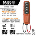 New Arrivals | Klein Tools ET45VP GFCI Outlet and AC/DC Voltage Electrical Test Kit image number 1