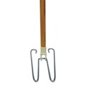 Mops | Boardwalk BWK1492 Wedge 15/16 in. x 48 in. Dust Mop Head Frame with Natural Wood Handle image number 0