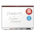 New Arrivals | Quartet P554MP2 Prestige 2 Duramax 48 in. x 36 in. Magnetic Porcelain Whiteboard - Mahogany image number 2