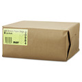 New Arrivals | General 18408 #8 Kraft 35 lbs. Capacity 6.13 in. x 4.17 in. x 12.44 in. Grocery Paper Bags (500-Piece/Bundle) image number 1