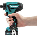 Makita FD10R1 12V max CXT Lithium-Ion Hex Brushless 1/4 in. Cordless Drill Driver Kit (2 Ah) image number 3