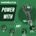Metabo HPT WH18DBDL2Q4M 18V Brushless Lithium-Ion 1/4 in. Cordless Triple Hammer Impact Driver (Tool Only) image number 2