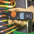 Measuring Tools | Klein Tools CL360 200 Amp AC Auto-Ranging Open Jaw Fork Current Meter Electrical Tester image number 6