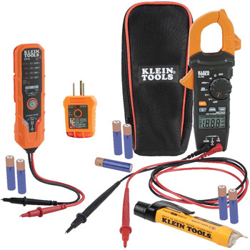 Klein Tools CL120VP Clamp Meter Electrical Test Kit
