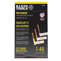 Conduit Tool Accessories | Klein Tools 56252 277/480V 3 Phase 1 - 48 Wire Marker Book image number 0
