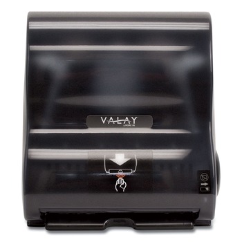 Morcon Paper VT1010 Valay 13.25 in. x 9 in. x 14.25 in., 10 in. Roll Towel Dispenser - Black