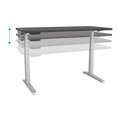 Office Desks & Workstations | Fellowes Mfg Co. 9649601 Levado 72 in. x 30 in. Laminated Table Top - Gray image number 3