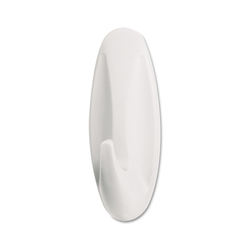 New Arrivals | Command 17083ES 5lb Cap Plastic General Purpose Hooks - Large, White (1 Hook & 2 Strips/Pack) image number 0
