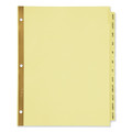 Friends and Family Sale - Save up to $60 off | Avery 11307 Preprinted Laminated Tab Dividers W/gold Reinforced Binding Edge, 12-Tab, Letter (1 Set) image number 1