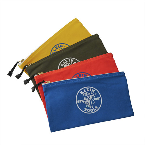 klein tools canvas zipper bag