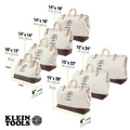 Cases and Bags | Klein Tools 5102-22 22 in. Heavy Duty Natural Canvas Tool Bag - White/Brown image number 9