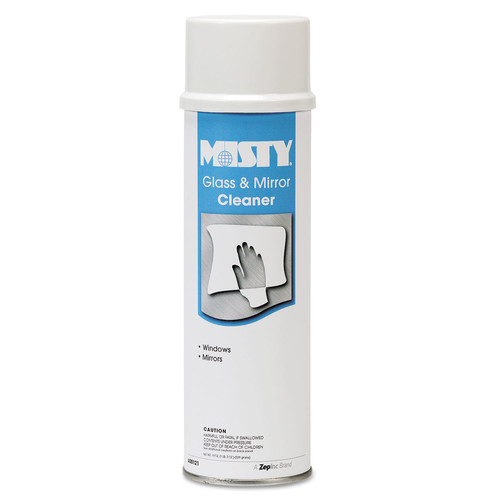 Cleaning & Janitorial Supplies | Misty 1001447 19 oz. Glass and Mirror Cleaner with Ammonia - Mint (12/Carton) image number 0