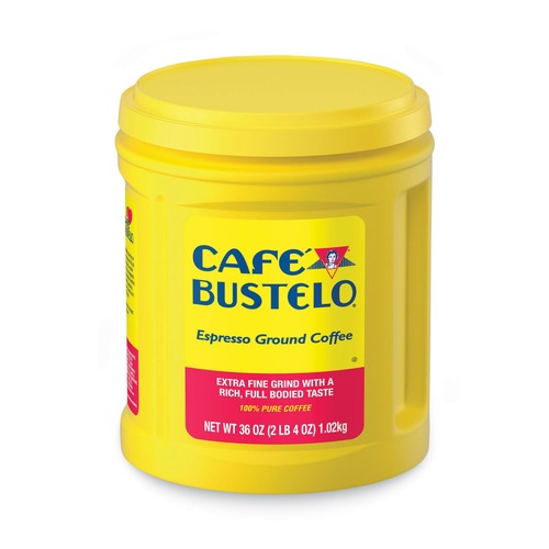 Coffee Machines | Cafe Bustelo 7447100055 36 oz. Canister Espresso Ground Coffee image number 0