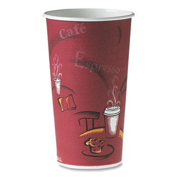 Dart 420SI-0041 20 oz. Bistro Design Polycoated Hot Paper Cups (600/Carton)