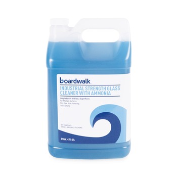 Boardwalk BWK4714AEA Industrial Strength 1 Gallon Bottle Glass Cleaner with Ammonia