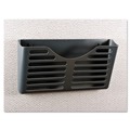 New Arrivals | Universal UNV08162 Recycled Plastic Cubicle Single File Pocket - Black image number 0