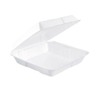 PRODUCTS | Dart 95HT1R 9.25 in. x 9.5 in. x 3 in. Foam Hinged Lid Containers (200/Carton)