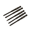 Bits and Bit Sets | Klein Tools 32234 3-1/2 in. Assorted Bits, Power Driver Set (5-Piece) image number 1