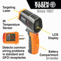 New Arrivals | Klein Tools IR1KIT Infrared Thermometer with GFCI Receptacle Tester image number 1