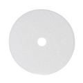 Floor Cleaners | Boardwalk BWK4021WHI 5-Piece/Carton 21 in. Polishing Floor Pads - White image number 0