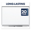 New Arrivals | Quartet TEM544G Prestige 2 Total Erase Graphite Frame 48 in. x 36 in. Magnetic Whiteboard image number 1