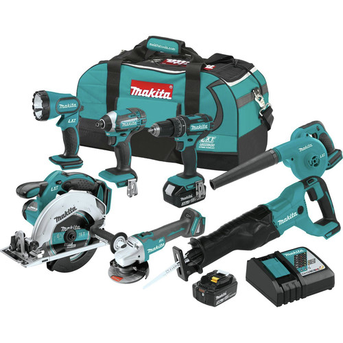 Makita Xt706 18v Lxt Lithium Ion Cordless 7 Pc Combo Kit Tyler Tool