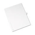 Avery 01063 10-Tab 11 in. x 8.5 in. Legal Exhibit Number 63 Side Tab Index Dividers - White (25-Piece/Pack) image number 1