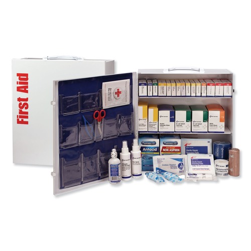 First Aid Only 90575 ANSI 2015 Class Aplus Type I and II Industrial First Aid Kit for 100 People (676-Piece) image number 0
