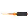 Screwdrivers | Klein Tools 6984INS #1 Square Tip 4 in. Round Shank Insulated Screwdriver image number 2