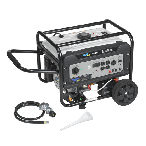 Portable Generators | Quipall 5250DF Dual Fuel Gas Portable Generator with Electric Start image number 0