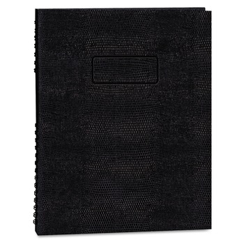 Blueline A10200E.BLK EcoLogix NotePro 100 Sheet 1 Subject Medium/College Rule 8.5 in. x 11 in. Executive Notebook - Black Cover