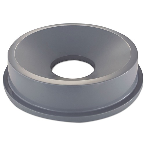 Waste Cans | Rubbermaid Commercial FG354300GRAY BRUTE 22-3/8 in. Round Funnel Top Receptacle - Gray image number 0