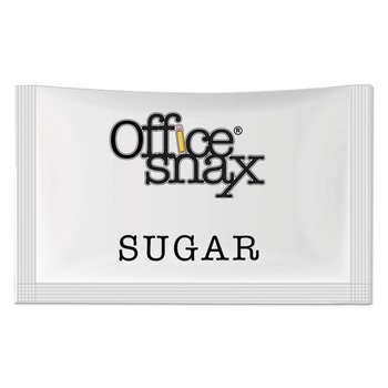 Office Snax 00021CT Premeasured Single-Serve Sugar Packets (1200/Carton)