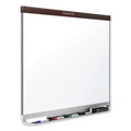 New Arrivals | Quartet P558MP2 Prestige 2 Duramax 96 in. x 48  in. Magnetic Porcelain Whiteboard - Mahogany image number 0